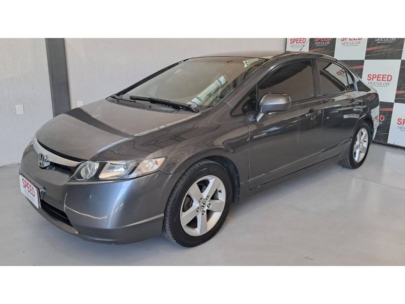 HONDA - CIVIC - 2006/2007 - Cinza - R$ 46.900,00