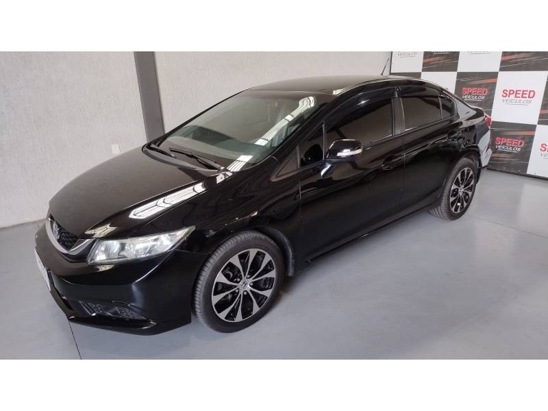 HONDA - CIVIC - 2014/2015 - Preta - Sob Consulta