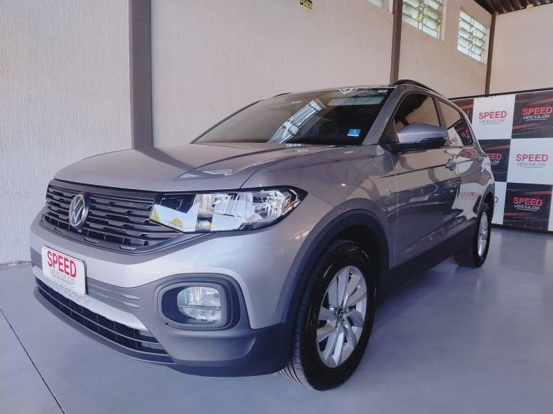 VOLKSWAGEN - T-CROSS - 2023/2024 - Cinza - R$ 125.900,00